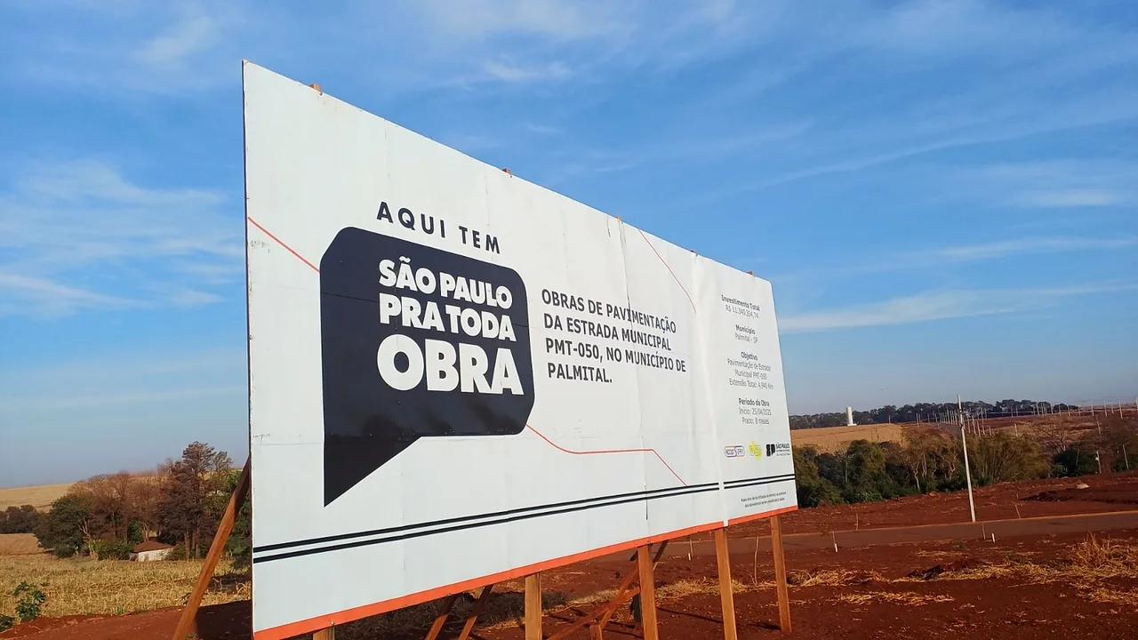 Palmital — Novas Vicinais (Estrada Municipal PMT-050)
